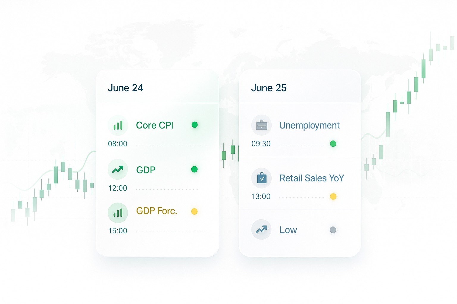 Economic Calendar Interface