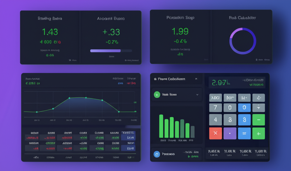 Trading Calculators Background